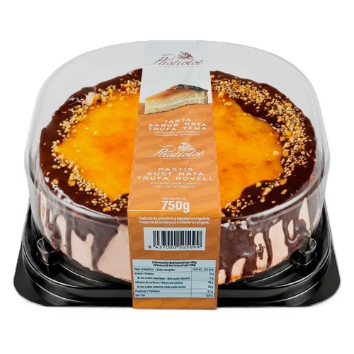 PASTIOLOT Pastís de nata, trufa i crema