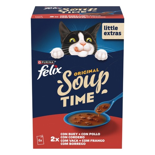 FELIX Snack gust a bou, pollastre i xai per a gat