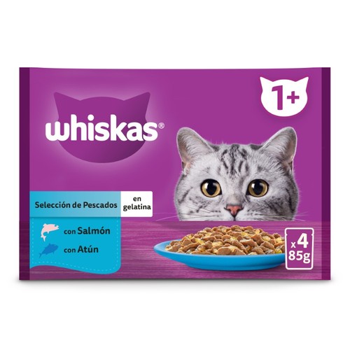 WHISKAS Menjar de selecció de peix per a gat