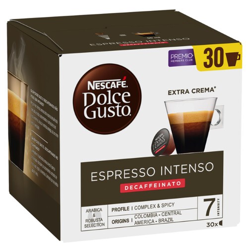DOLCE GUSTO Càpsules de cafè espresso intens descaf.