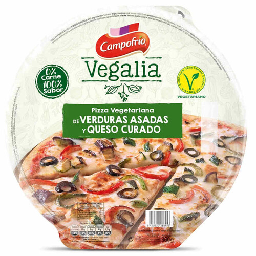 VEGALIA Pizza de verdures