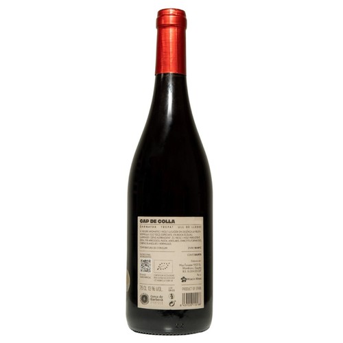 CAP DE COLLA Vi negre ecològic DO Conca de Barberà