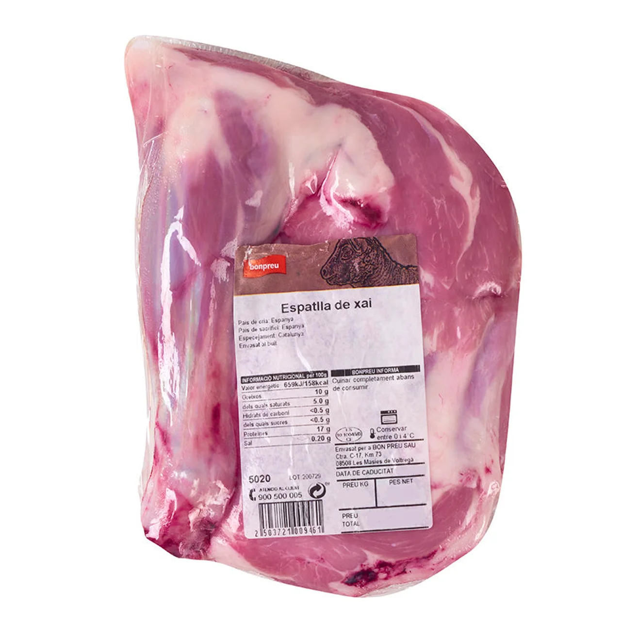 BONPREU Paleta de cordero