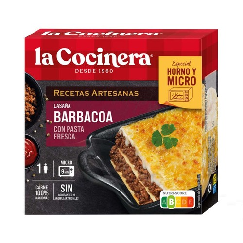 LA COCINERA Lasanya barbacoa