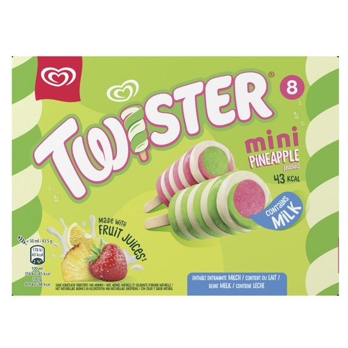 TWISTER Gelat mini amb suc de fruites