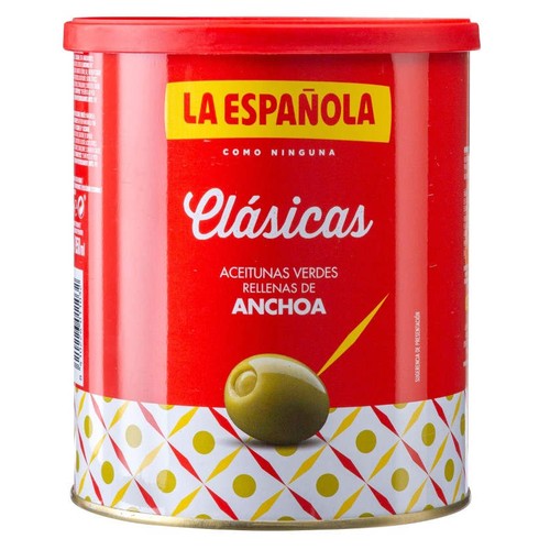 LA ESPAÑOLA Olives verdes farcides d'anxova