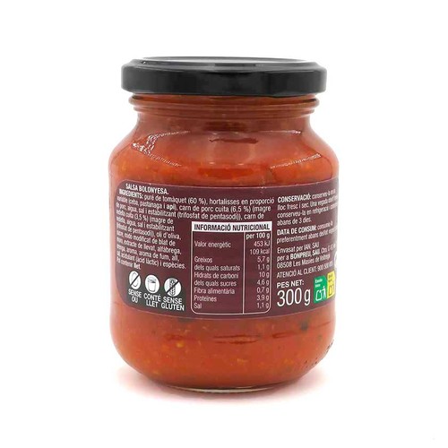 BONPREU Salsa bolonyesa