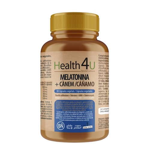 HEALTH 4U Complement alimentari Melatonina i Cannabis