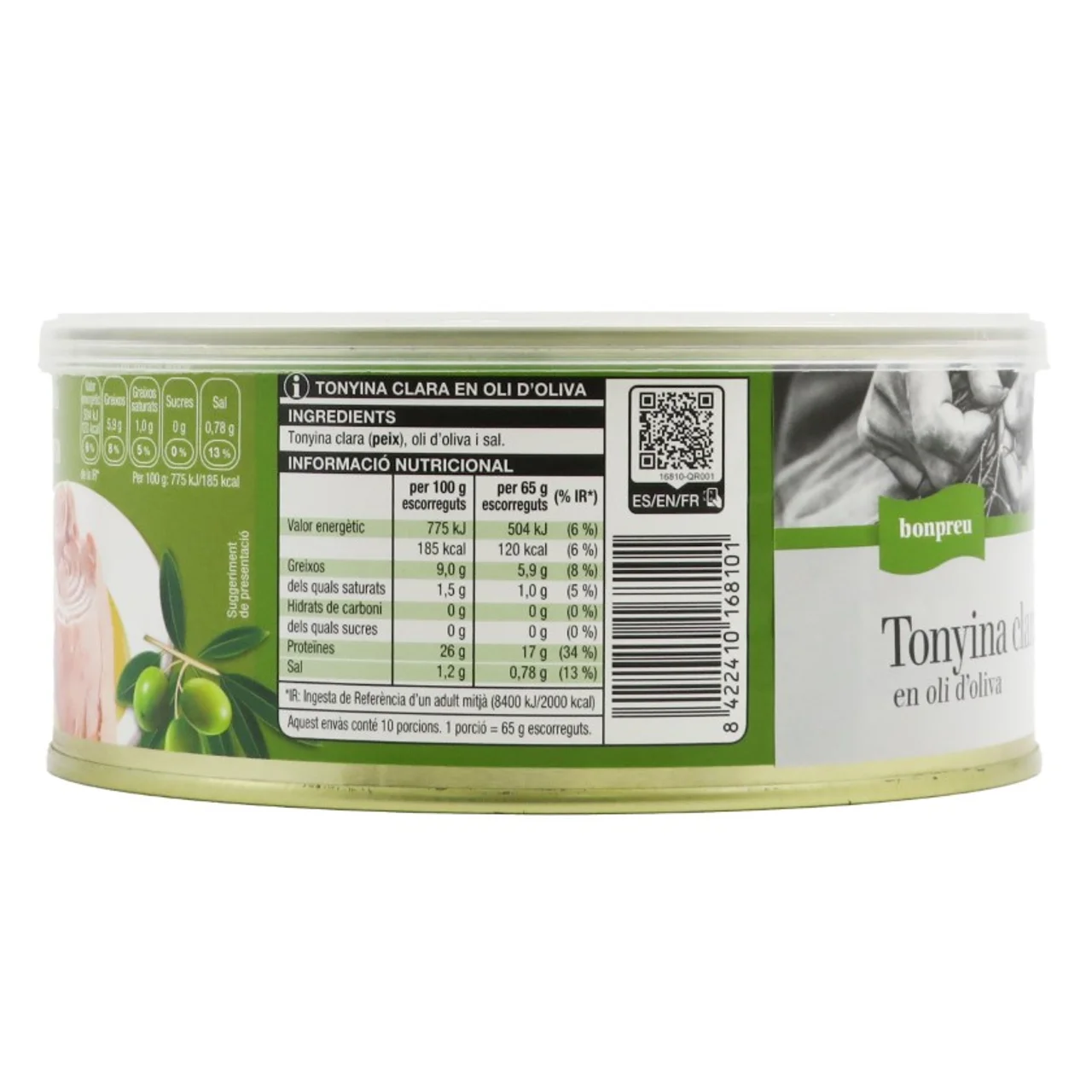 BONPREU Atún claro aceite de oliva
