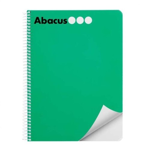ABACUS Llibreta A5 color verd de 80 fulls