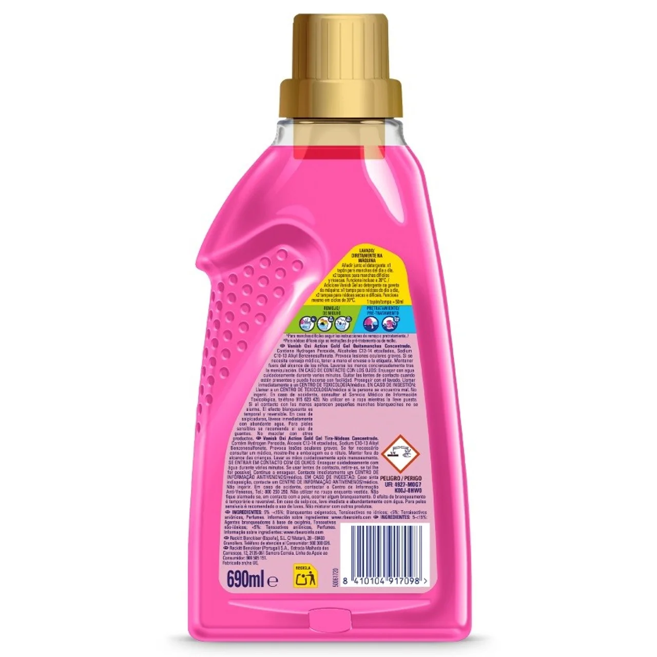 Activador en gel para ropa de color Oxi Action Gold