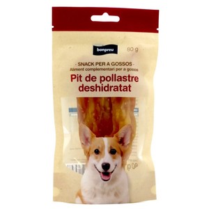 Imagen de BONPREU Snack de pit de pollastre per a gos