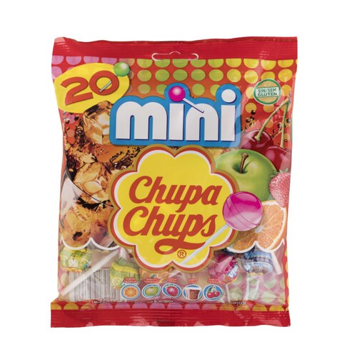 CHUPA CHUPS Assortit de caramels amb pal Mini