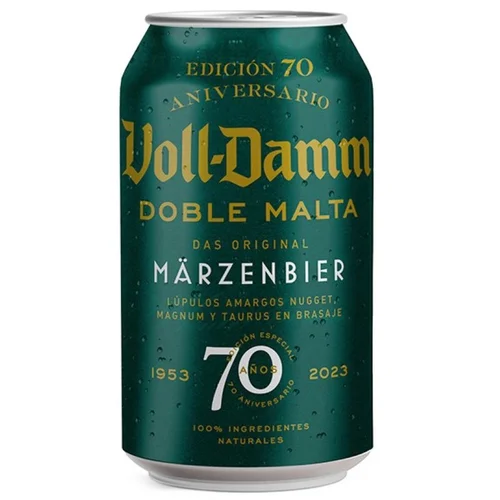 Cerveza negra Bock en lata