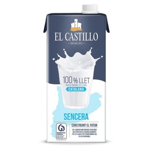 CASTILLO Llet sencera UHT en cartró