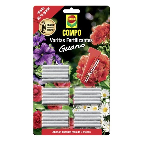 COMPO Varetes fertilitzants amb Guano