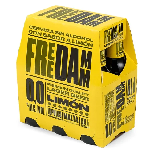 Cerveza sin alcohol 6 x 25 cl en botella