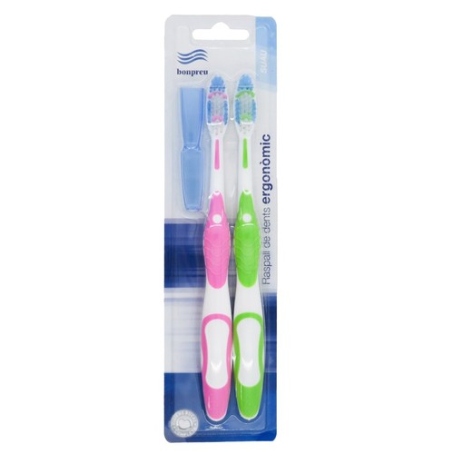 BONPREU Raspall de dents ergonòmic suau