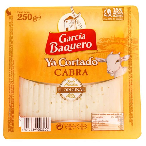 GARCíA BAQUERO Formatge de cabra tendre tallat