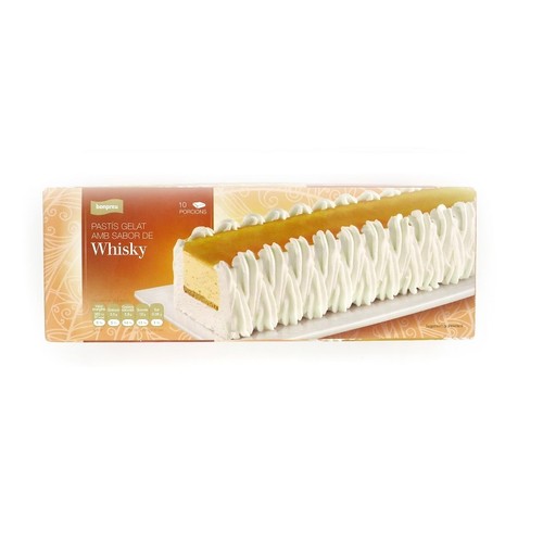 BONPREU Barra de pastís gelat de whisky