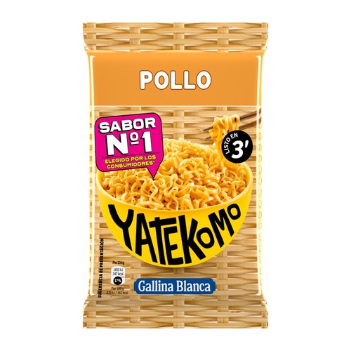 YATEKOMO Fideus orientals amb pollastre