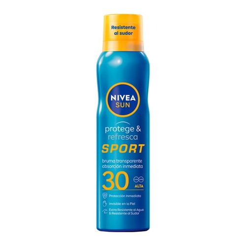 NIVEA SUN Broma solar invisible Sport  FPS 30 alta
