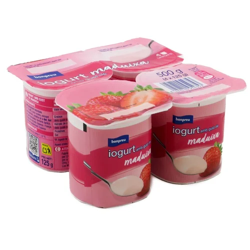 BONPREU Yogur con sabor a macedonia