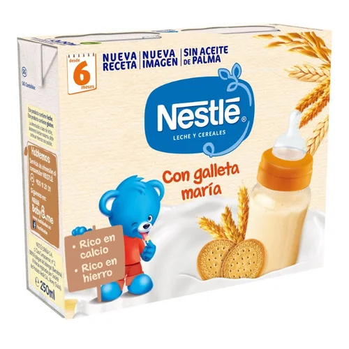 Leche de crecimiento con cereales 6x1 L en cartón