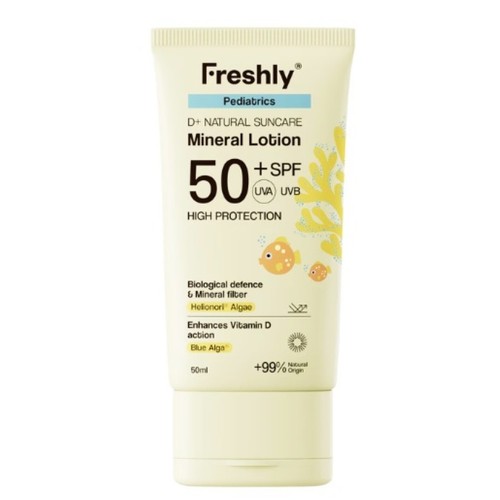 FRESHLY Loció solar infantil mineral FPS 50+