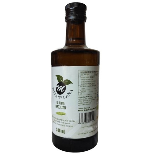 MITANPLANA Oli d'oliva verge extra ecològic Km0