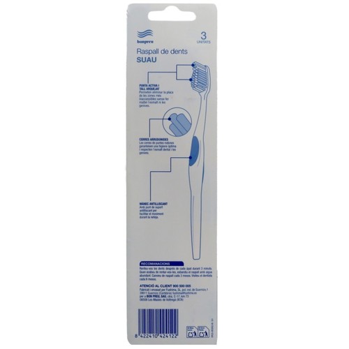 BONPREU Raspall de dents suau