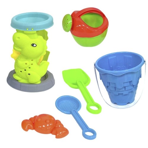 JUINSA Cubell dino platja 6 peces