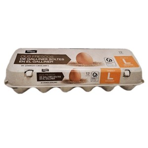 Imagen de BONPREU Ous frescos de gallines soltes en el galliner L