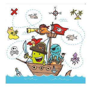 Imagen de PAPSTAR Tovallons de 33 cm Pirates