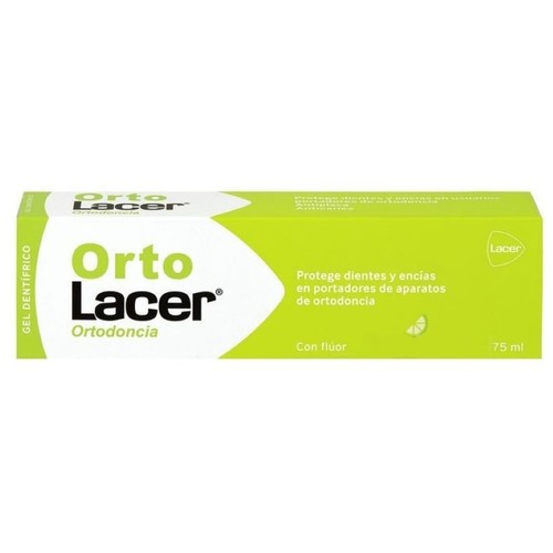 ORTOLACER Gel dentífric especial ortodòncia gust a llima fresca