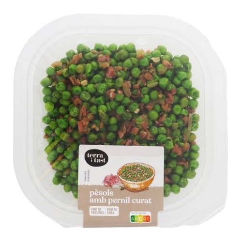 TERRA I TAST Pèsols amb pernil curat