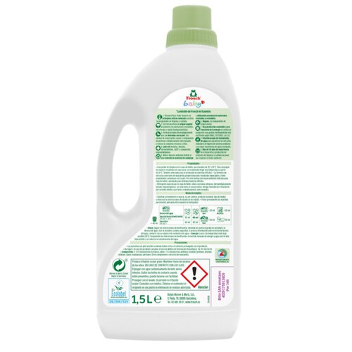 FROSCH Detergent líquid bebè ecològic de 21 dosis