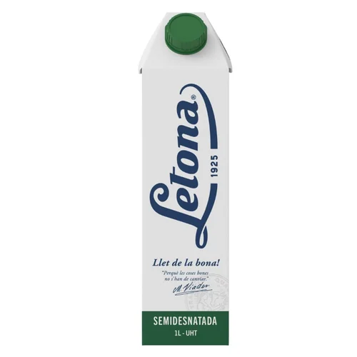 Leche entera en cartón