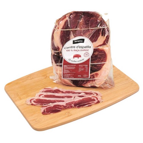 BONPREU Espatlla curada Duroc 100% Bonpreu en talls de 150 grams