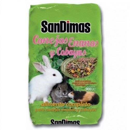 SANDIMAS Menjar complet per a conills nans i cobais