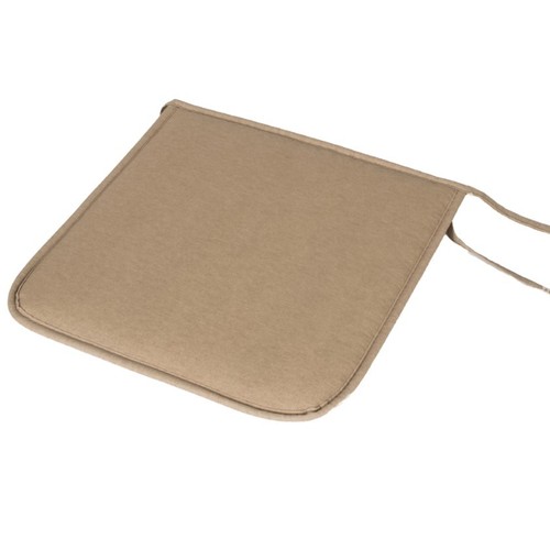 ANJOSA Coixí quadrat de color taupe 38x38x3cm