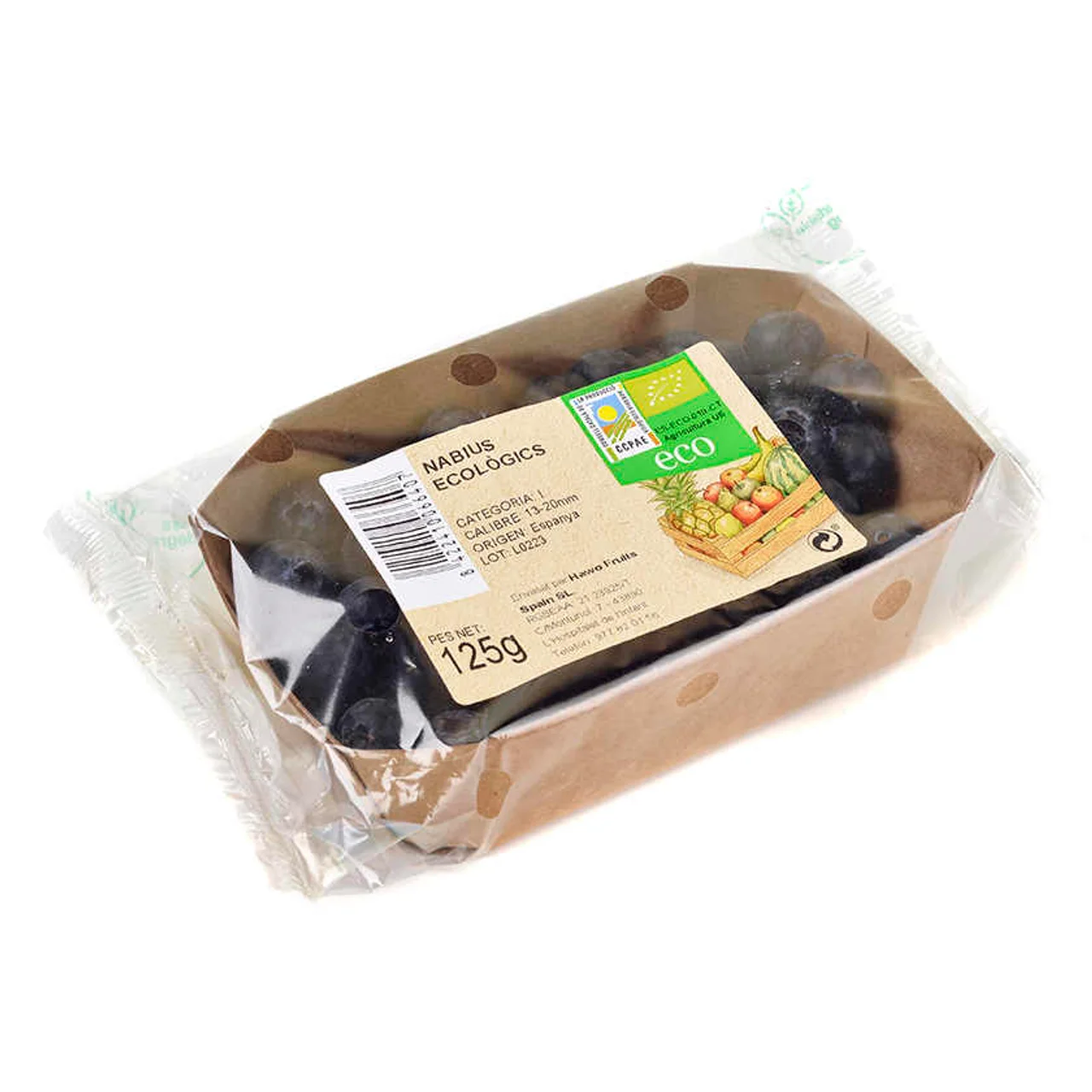 Arándanos ecológicos en tarrina de 125 g