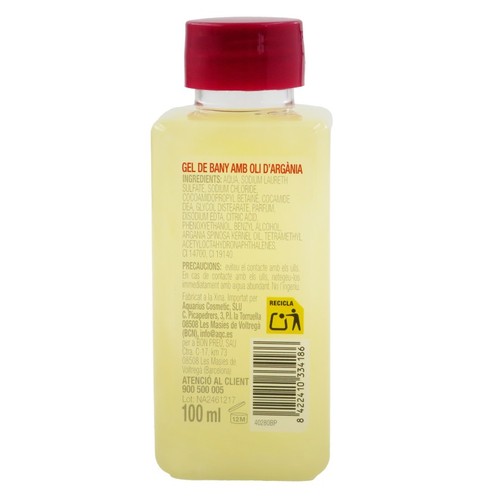 BONPREU Gel de bany amb oli d'argània
