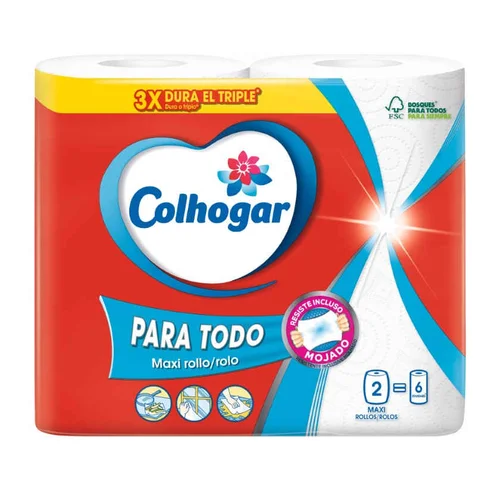 Papel higiénico Megarollo 2 capas 18 uds.