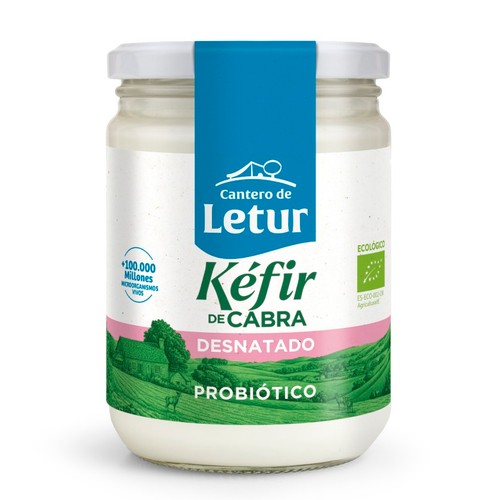 CANTERO DE LETUR Quefir desnatat de cabra i ovella ecològic 0%