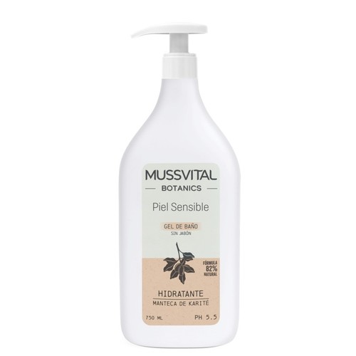 MUSSVITAL Gel de bany pell sensible Botanics