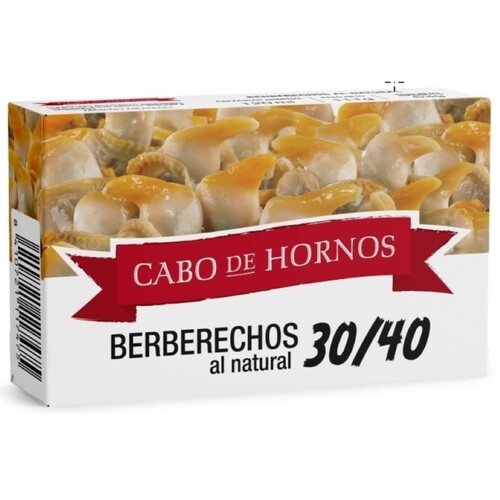 CABO DE HORNOS Escopinyes al natural  30/40