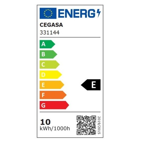 CEGASA Bombeta Led E27 llum blanca 10,5W-4000K