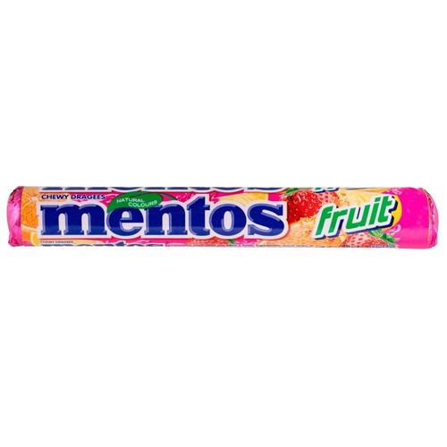 MENTOS Caramels masticables amb gust de fruites