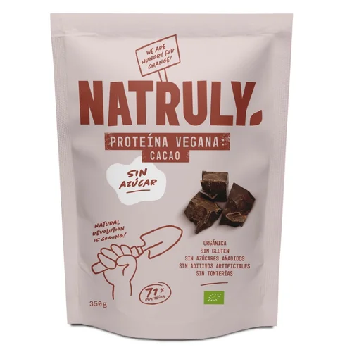Proteína vegana con aroma a vainilla